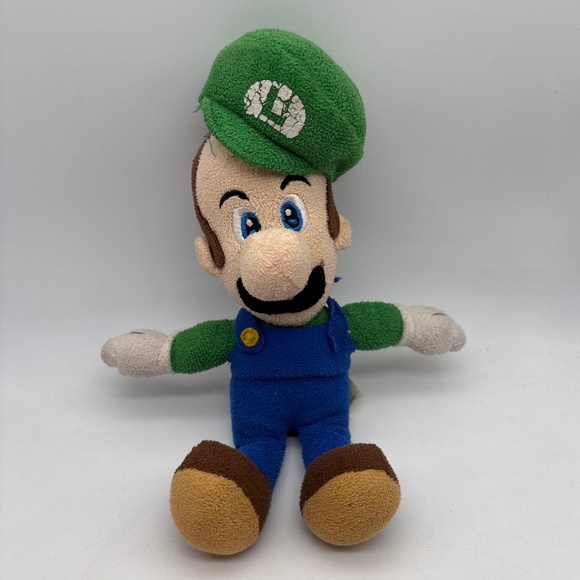 Nintendo Super Mario Luigi Character 9" Plush Stuffed Animal - Picture 1 of 16